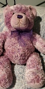 Stuffed Bear,  Pink/Purple